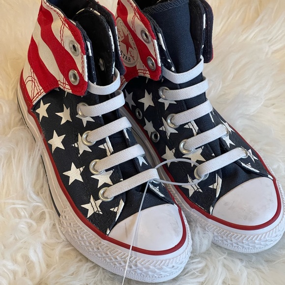Converse Restructured American Flag Chuck Taylor easy slip on kid sneakers - Picture 1 of 9